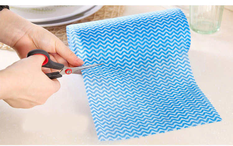 Clean kitchen steam rag non-woven corrugated cleaning cloth