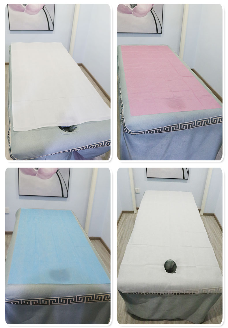 The beauty salon hotel uses disposable towel, non-woven towel and cleaning towel